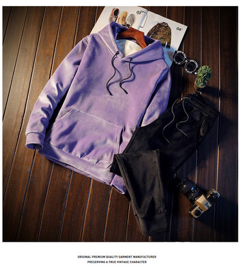 

2018 sweater mens&womens casual jacket autumn sports suit two-piece sleeveless sweater&hooded trousers