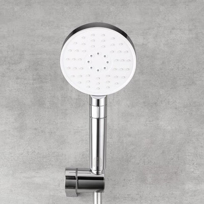 

Diiib Shower Head Hose Set 3 Modes Adjustment 360 Degrees 120mm 53 Water Hole with PVC Matel from Xiaomi Youpin