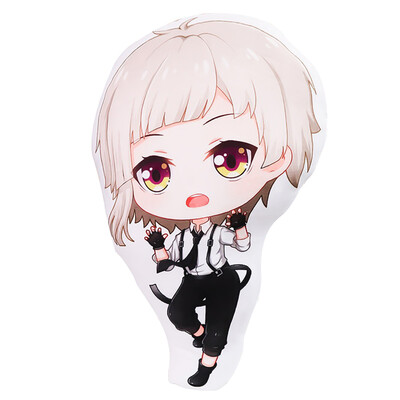 

Ailin Online Bungo Stray Dogs Throw Pillow 14 inch Super Kawaii Anime Plush Doll Toy for Home Sofa Decor