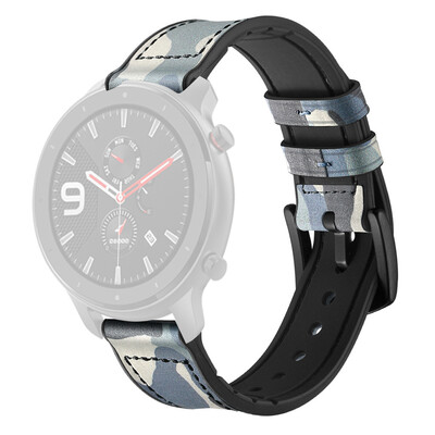 

〖Follure〗Replacement Watch Wristband Leather Strap Band for AMAZFIT GTR Smart Watch 47MM