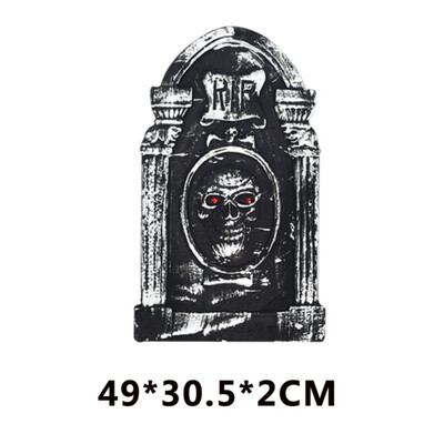 

New Hot Halloween Foam Tombstone Skeleton Tombstone Haunted House Bar Stone Grisly Props Party Decor Yard Decoration