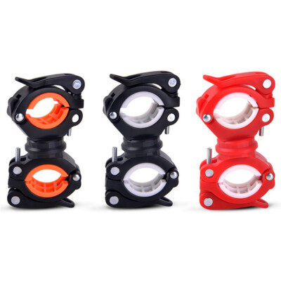 

Bicycle Flashlight Clip Stand Universal Mountain Road Bike Handlebar Torch Holder Mount 360 Degree Rotation Cycling Lamp Bracket