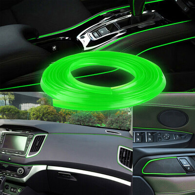 

Car Interior Door Gap Edge Line Insert PVC Molding Trim Strip Lamp Decor Green