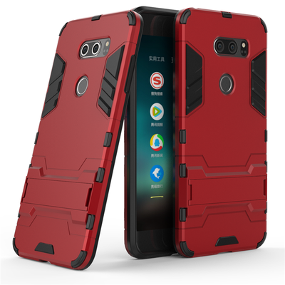 

Goowiiz Phone Case For LG Q6G7V30V30sK8 2018 Armor PCTPU Silicone Hard Bracket Double Protection