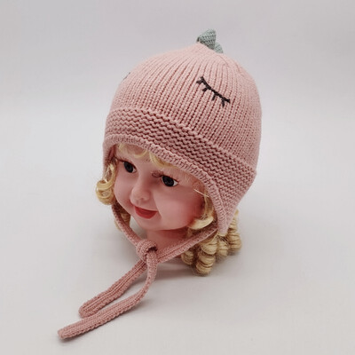 

Solid Print Hats For Girls Winter Baby Girls Boys Toddler Solid Print Hats Casual Caps Headwear