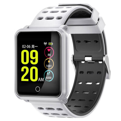 

Bluetooth IP68 Waterproof Heart Rate Blood Pressure Smart Wristband Blood Oxygen Sport Bracelet