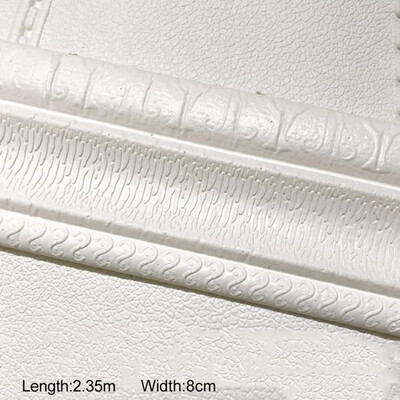 

3D Waterproof Moisture Proof Wall Edge Sticker Household Furniture TV Background Edge Corner Protections Cover for Baby Safety