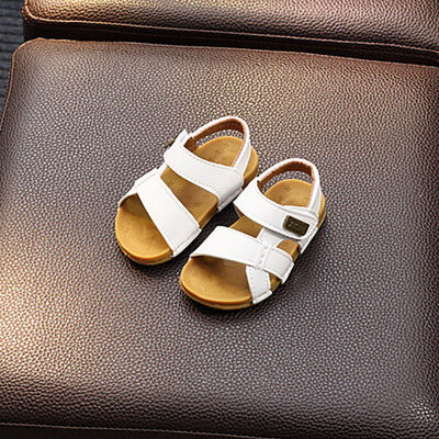 

Summer Baby Boys Shoes Leather kids First Walkers Soft Soled Toe Outdoor