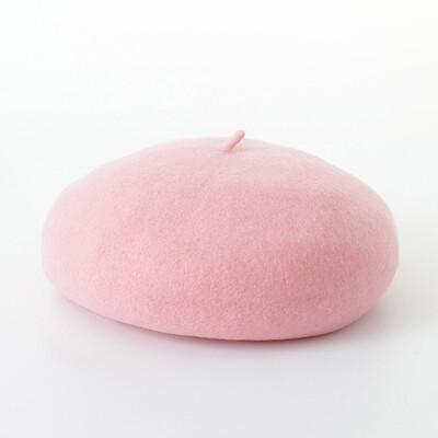 

1 Piece Beret Wool headdress Warm Solid Color Beanies Cap Hats Vintage Hat