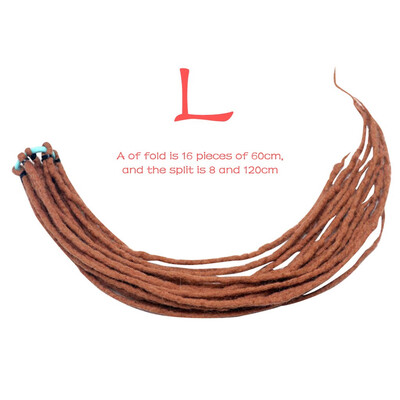 

Gobestart A New Fashion Lady Nepalese Wool Reins Featuring Colorful Wigs Viscera Wig 60CM