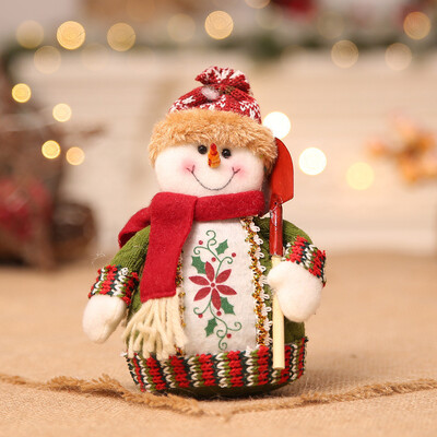 

Toponeto Christmas Gift Santa Claus Elk Ornament Festival Party Xmas Table Decor Doll