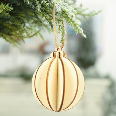 

Tailored Wooden DIY Pendant 3D Christmas Hanger For Christmas Tree Interior Decoration