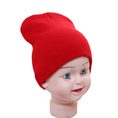 

Kids Hat Winter Warm Baby Hat Knitted Boy Girl Kids Toddler Infant Cap Beanie Candy Color