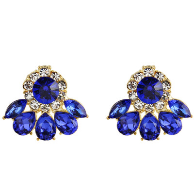 

Green Crystal Earrings Dangles Earrings for women Stone brincos earring