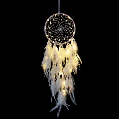 

Indian Dream Catcher Hanging Blue Lanterns Finished With Light Home Garden Decoration Crafts Pendants