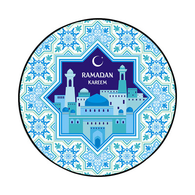 

Gobestart Ramadan Eid carpet For Home Moon Islam Muslim Festival Party Supplies