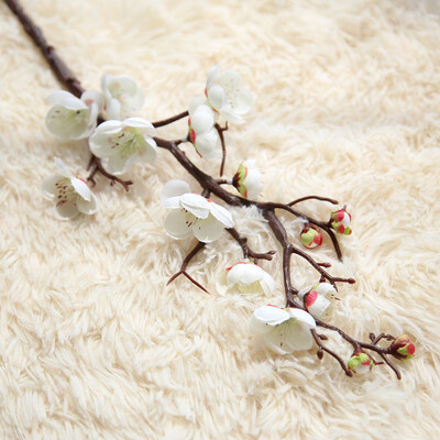 

Gobestart Artificial Silk Fake Flowers Plum Blossom Floral Wedding Bouquet Party Decor HOT