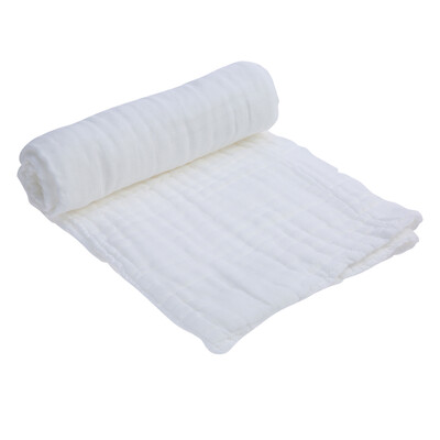 

Baby Bath Towel Blanket Swaddle 100 Muslin Cotton Super Soft Water Absorbent For Babys Delicate Skin 6 Layer 37 37 inches Pink