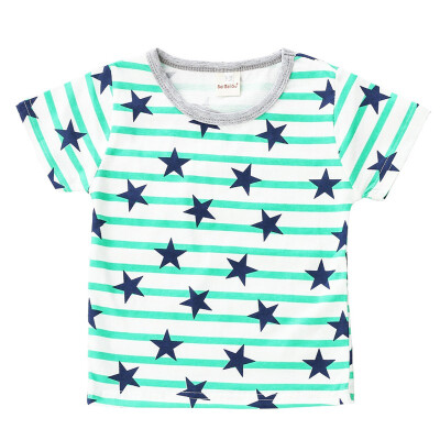 

1-8Y Cartoon Print Baby Boys Star T Shirt For Summer Infant Kids Boys Girls Dog T-Shirts Clothes Cotton Toddler Casual Tee Tops