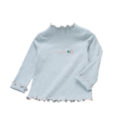 

Candy color Children T shirt Girls casual Blouse tops Autumn Turtleneck baby girls long sleeve tops T shirt kids clothes 2-6T