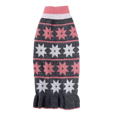

Pet Dog Sweater Star Design Comfortable Dog Cat Winter Warm Turtleneck Coat Costume Clothes Pet Dog Clothing