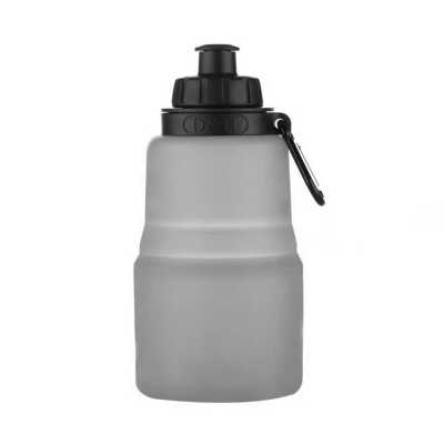 

480ml Folding Silicone Water Bottle Leak Proof Oudoor Camping Hiking Portable Drinking Water Cup