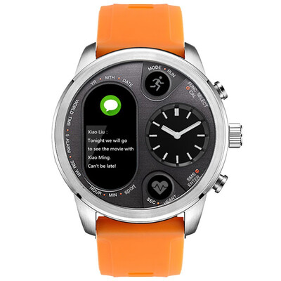 

New Sport Hybrid Smart Watch Stainless Steel Fitness Activity Tracker IP68 Waterproof Bracelet BRIM Quartz Smartwatch Wristband