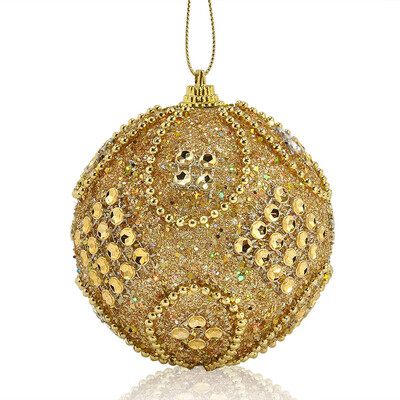 

Tailored Christmas Rhinestone Glitter Baubles Balls Xmas Tree Ornament Decoration 8CM