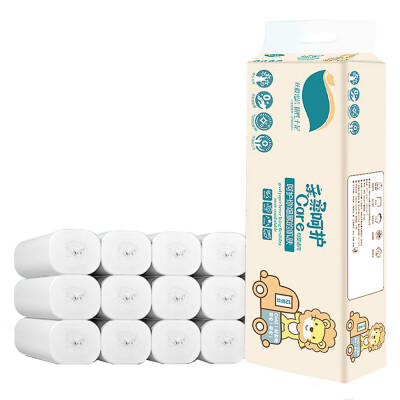 

Premium 1224 Rolls Toilet Paper Bulk Rolls Bath Tissue Bathroom White Soft 4-Ply Suitable for Mother&Baby