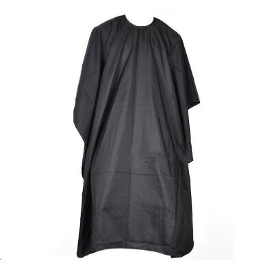 

High Quality Black Full Length Cape Professional Salon Cape Polyester Barber Cape Hair Cutting Gown