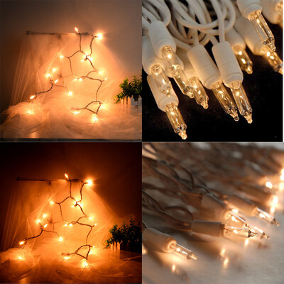 

〖Follure〗Clear Light Lamp String White Electric Wire Atmosphere Adornment Waterproof Lamp