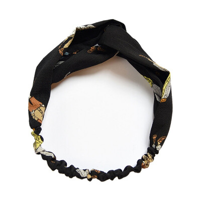 

Infant Baby Girl Elastic Headband headdress Chiffon Yoga Sports Headband Hair Band Fashion Twisted Knotted Headband