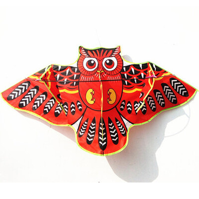 

〖Follure〗3D Owl Kite Ids Toy Fun Outdoor Flying Activity Game Children With Tail