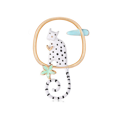 

Exquisite Life Essential European&American Fashion Cat Brooch
