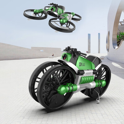 

Siaonvr Unique 2-In-1 Folding Remote Control Drone And Motorcycle Vehicle Multi-Function