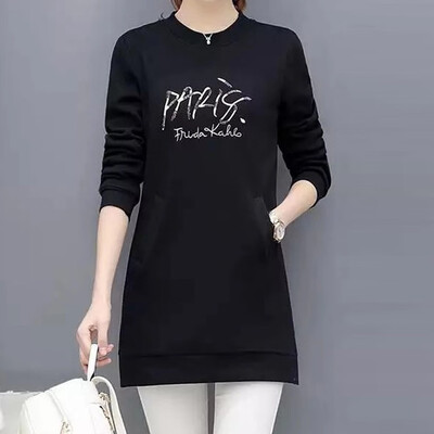 

Tailored Fashion Women Top O-Neck Letter Printing Sweatshirt Casual Loose Blouse