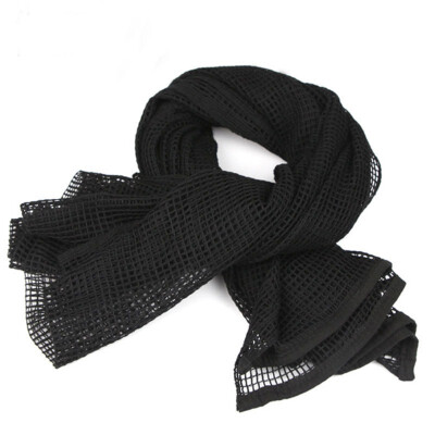

19090cm Militar Camouflage Tactical Mesh Scarf Sniper Face Veil Camping Hunting Accessories Multi Purpose Hiking Scarf Outdoor