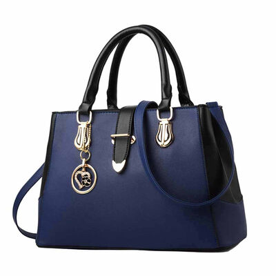

Women Faux Leather Heart Flower Pendant Crossbody Shoulder Bag Tote Handbag