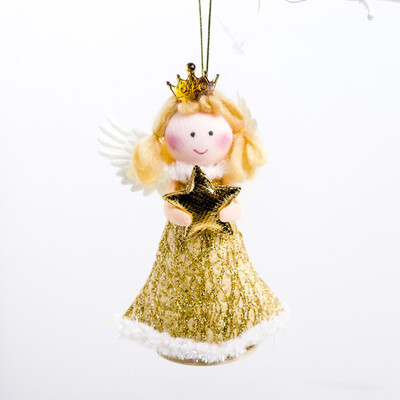 

1X Girl Angel Doll Christmas Tree Ornament Decorative Pendant Children Kids Gift