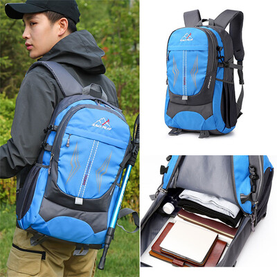 

Tailored Large Capacity Solid Color Waterproof Nylon Sport Backpack School Bag