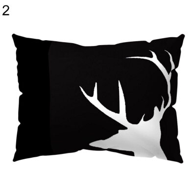 

Heart Antler Arrow Circle Pillow Case Cushion Cover Sofa Bed Car Office Decor