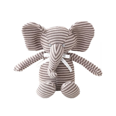 

INS Lovely Plush Knitted Doll Bear Elephant Toy For Girlfriend Boyfriend Birthday Valentines Day Christmas Gifts Drop Shipping