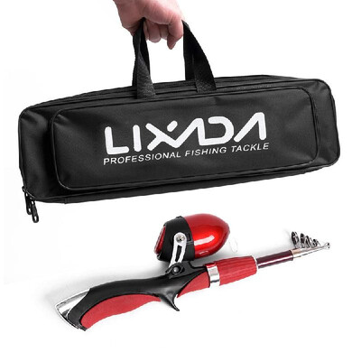 

Lixada Portable 14m Telescopic Fishing Rod&Closed Fishing Reel Combo