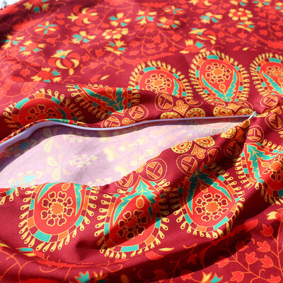 

JPGIF Large Mandala Floor Pillows Round Bohemian Meditation Cushion Cover Ottoman Pouf