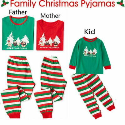 

Family Christmas Pajamas Set Xmas Matching Pyjamas Adult Kid Sleepwear Nightwear