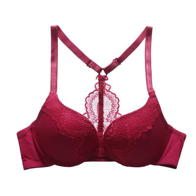 

Push Up Sleeveless Free Backless Sexy Front Closure Sexy Fashion Womens Front Closure Lace Racer Back Push Up Bra Dropshipping