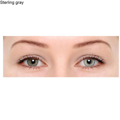 

1 Pair Colored Cosmetic Contact Lenses 0 Degree Women Yearly Use Makeup Eyewear
