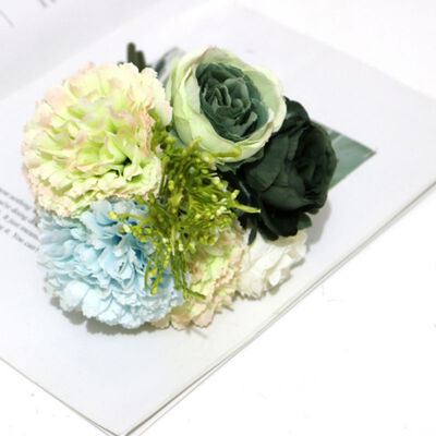 

2019 Artificial Flowers 1PC Hydrangea Bouquet for Home Decoration Flower Arrangements Wedding Party Decor