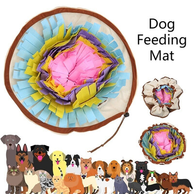 

Dog Feeding Mat Portable Sniffle Mat Washable Dog Feeding Smell Training Blanket Nose Work Feeding Mat Pet Sress Release