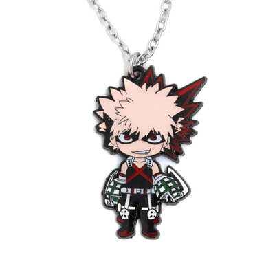 

My Hero Academia Animation Around Stainless Steel Alloy Epoxy Necklace Novelty Anime Cartoon Accessories Anime Fans Gift